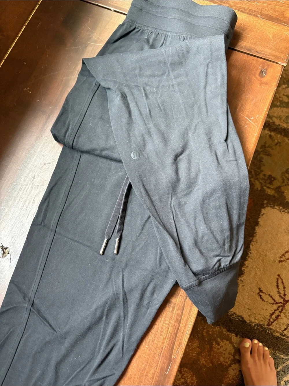 lululemon athletica Black Track Joggers